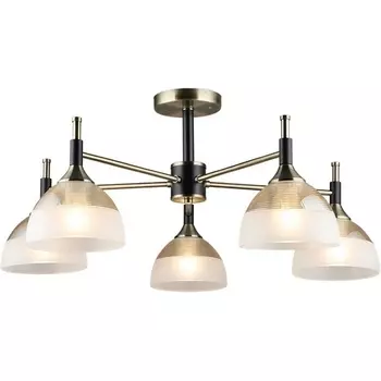 Потолочная люстра на штанге Wedo Light Olis WD3617/5C-AB-BK-WT