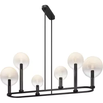 Потолочная люстра на штанге Maytoni Status MOD333PL-06B1 шарики