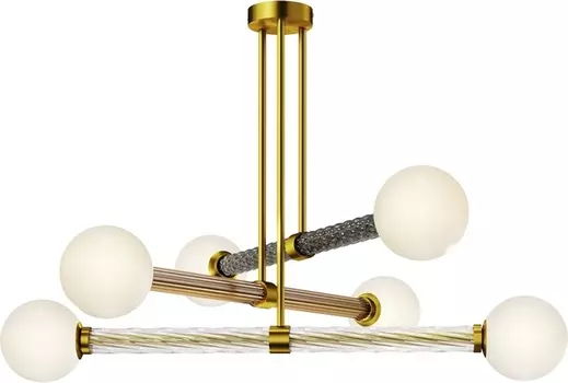 Потолочная люстра на штанге Maytoni Teatro MOD287PL-06BS шарики