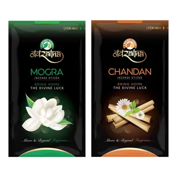 Набор ароматических палочек Могра + Сандал (2 x 150 г), Mogra + Chandan Incense Sticks Set, произв. The RUPAWAT Perfumery House