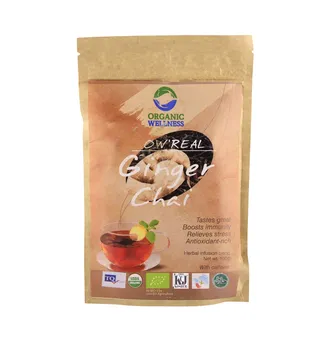 Чай с Имбирём (100 г), Ginger Chai, произв. Organic Wellness