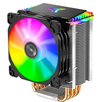 Кулер для процессора Jonsbo CR-1400 ARGB для Socket 775/115x/1200/AM2/AM2+/AM3/AM3+/FM1/AM4/FM2/FM2+, 92 мм, 2300rpm, 30.5 дБА, 125 Вт, 4-pin PWM, Al+Cu, ARGB (CL_JB_CR-1400)