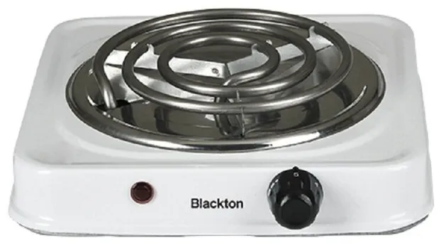 Плита компактная электрическая Blackton Bt HP101W, эмалированная, 1000Вт, конфорок - 1шт., белый