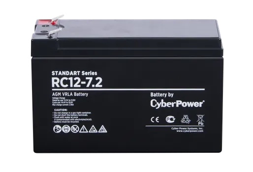 Аккумуляторная батарея для ИБП CyberPower RC 12-7.2, 12V, 7.2Ah