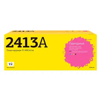 Картридж лазерный T2 TC-HW2413A (№216A/W2413A), пурпурный, 850 страниц, совместимый для CLJ Pro M182n/M183fw