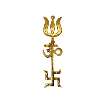 Тришакти Янтра из чистого Аштадхату, Trishakti Yantra (Pure Ashtadhatu), произв. Kalyan Puja