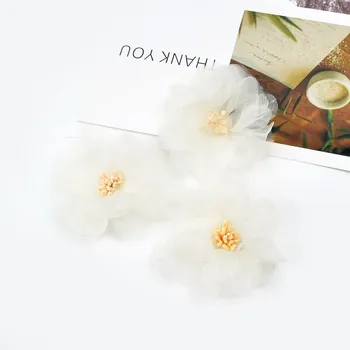 Мягкие искусственные розы из шелка MENGHAO, 5 шт.
