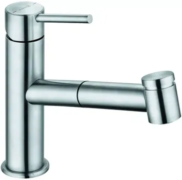 Смеситель для кухонной мойки Kludi Steel 44851F860 сталь