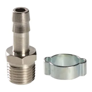 переходник FUBAG 1/4"M на елочку 8мм с обжимным кольцом 8x13мм