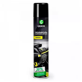 Полироль очиститель пластика Grass лимон 750мл