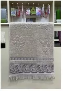 Полотенце махровое 50 х90 камея коричневая