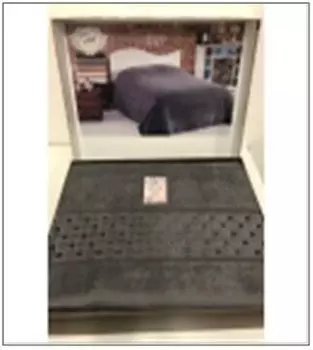 Покрывало махровое сикел 200x220 смльвер дымчато синий