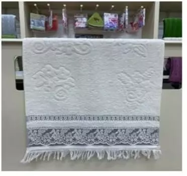 Полотенце махровое 70 x140 биатрис кремовый