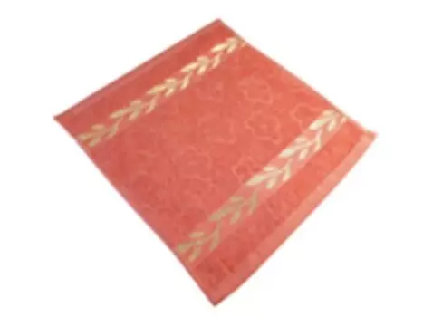 Полотенце махровое диана 30*30 см красный