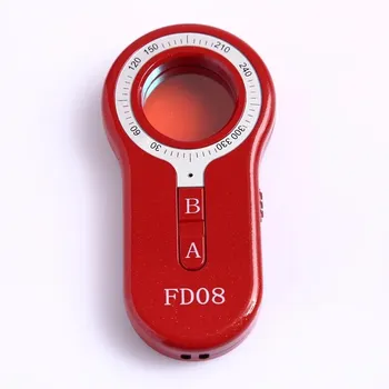 FD08 GPS камера сканер беспроводной инфракрасный детектор сигнала анти-кражи монитор подслушивания обнаружение шпионажа вибрационная сигнализация чёрный