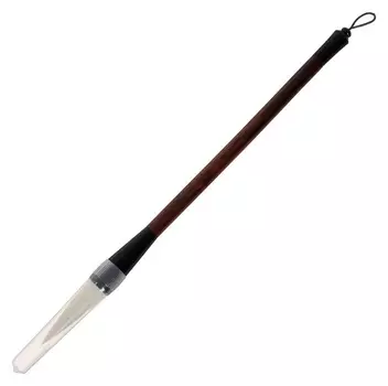 Кисть коза круглая для каллиграфии №7 ручка дерево в блистере