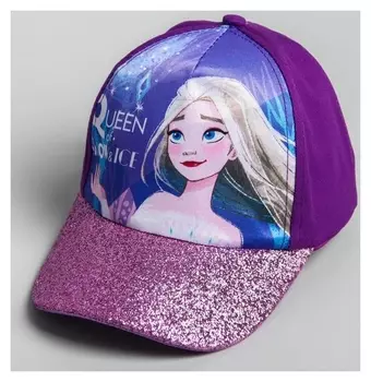 Кепка детская "Queen Of Snow &amp; Ice" холодное сердце, р-р 52