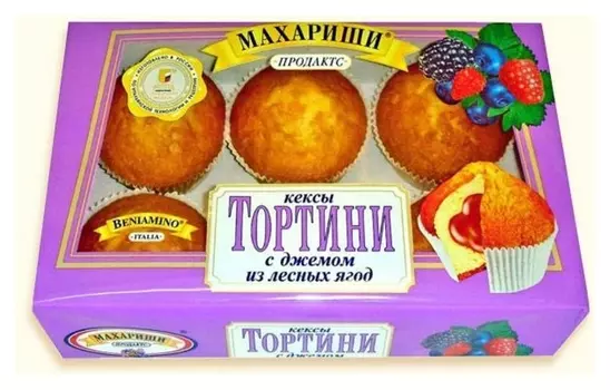 Кекс махариши лесная ягода, 200г