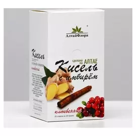 Кисель клюквенный с корицей и имбирем (Блок) 20 г
