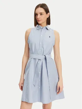 Платье-Рубашка стандартный крой 211906437006 Polo Ralph Lauren, синий