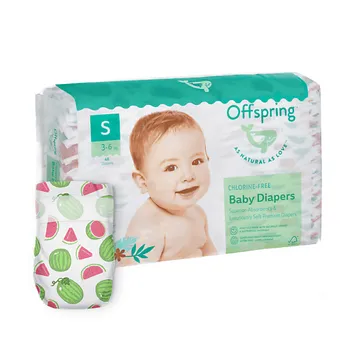 OFFSPRING Подгузники, S 3-7 кг Арбузы 48.0