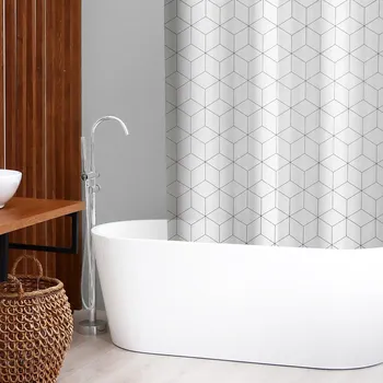 Штора для ванной savanna secret, 180180 см, eva, белая
