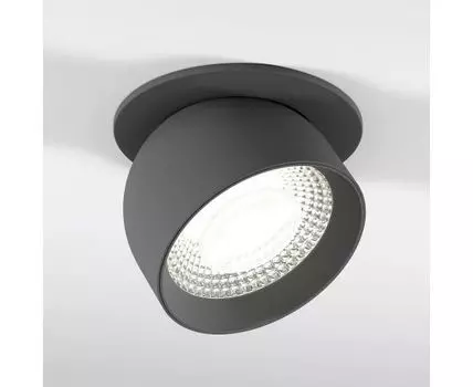 Светильник встраиваемый светодиодный Uno графит 25092/LED