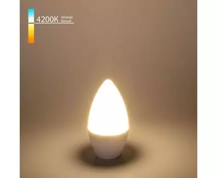 Светодиодная лампа "Свеча" C37 6W 4200K E14 BLE1422