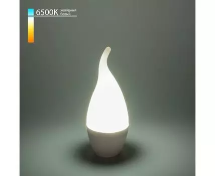 Светодиодная лампа "Свеча на ветру" CA37 6W 6500K E14 BLE1420