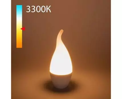 Светодиодная лампа "Свеча на ветру" CA37 8W 3300K E14 BLE1431