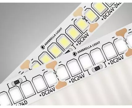Светодиодная лента 2835 240Led, 20W m, 24V IP20 4500K 5m Ambrella Light GS