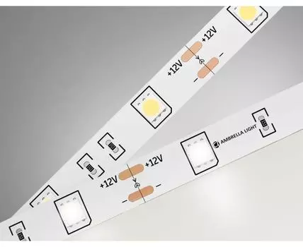 Светодиодная лента 5050 30Led, 7.2W m, 12V IP20 4500K 5m Ambrella Light GS