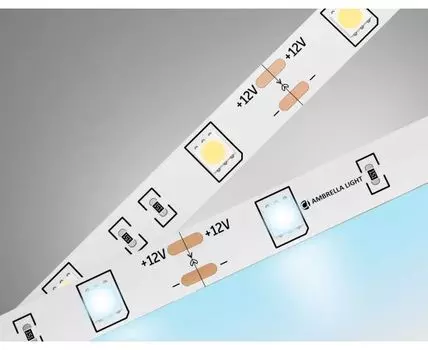 Светодиодная лента 5050 30Led, 7.2W m, 12V IP20 6500K 5m Ambrella Light GS