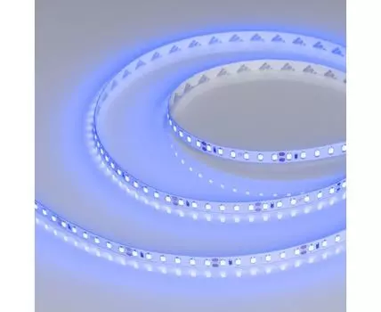 Светодиодная лента Arlight RT-A120-8mm 24V Blue (9.6 W/m, IP20, 2835, 5m) (9.6 Вт/м, IP20)