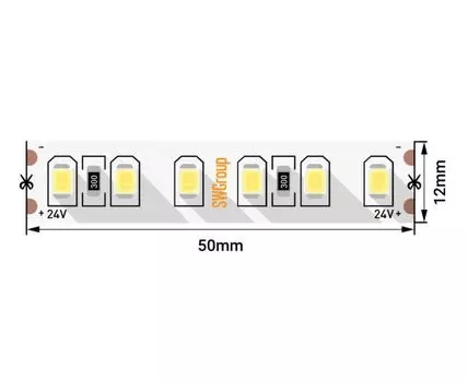 Светодиодная лента Ip20 теплый свет SWG PRO SWG2P120-CC-24-9.6-WW
