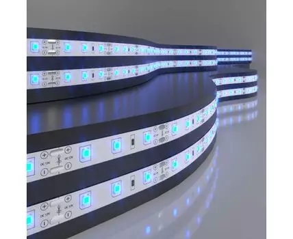 Светодиодная лента Лента светодиодная 12V 4,8W 60Led 2835 IP20 синий, 5м