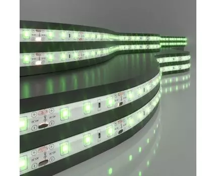 Светодиодная лента Лента светодиодная 12V 4,8W 60Led 2835 IP65 зеленый, 5м