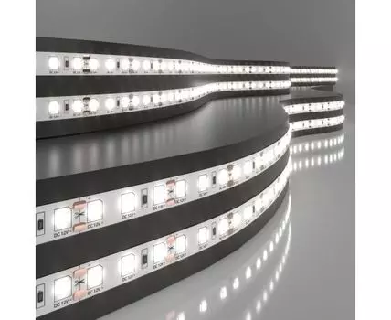 Светодиодная лента Лента светодиодная 12V 9,6W 120Led 2835 IP20 дневной белый, 5м