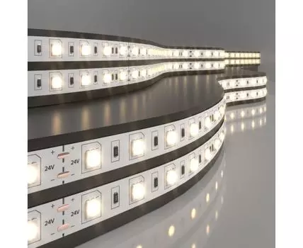 Светодиодная лента Лента светодиодная 24V 14,4W 60Led 5050 IP20 теплый белый, 5м