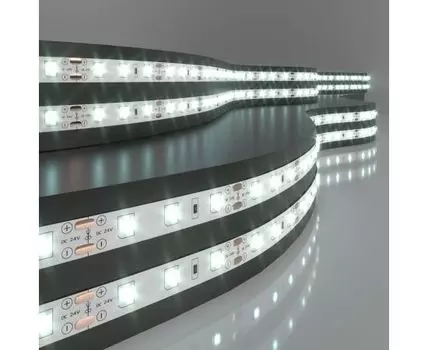 Светодиодная лента Лента светодиодная 24V 4,8W 60Led 2835 IP20 холодный белый, 5м