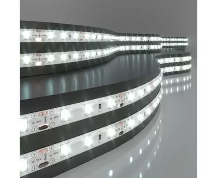 Светодиодная лента Лента светодиодная 24V 4,8W 60Led 2835 IP65 холодный белый, 5м