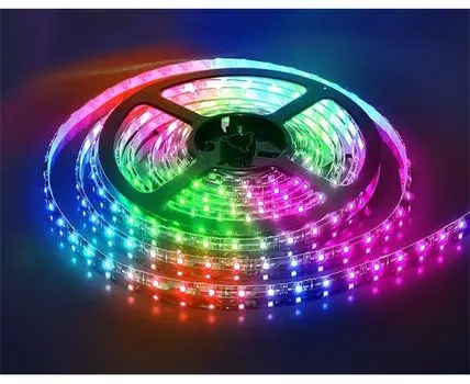 Светодиодная лента, RGB, IP20, 60 LED/м, 14.4W/м