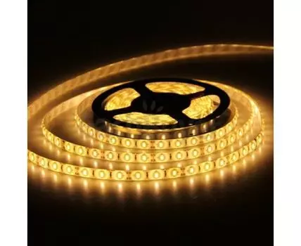 Светодиодная лента, теплый свет, IP20, 60 LED/м, 28.8W/м