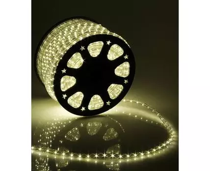Светодиодный Дюралайт LTC 13 мм Тепло-Белый, 36 LED/м, Свечение 360гра, IP65, Бухта 100м