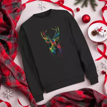 Свитшот унисекс 'Deer' (разные размеры) / L