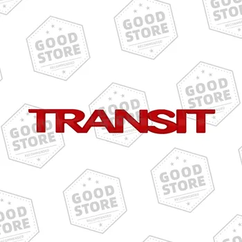 Металлический кузов автомобиля TRANSIT, 3D эмблема задней двери, буквенная эмблема, наклейка на багажник для Ford Transit mk6 mk7 Van, наклейка, автоаксессуар