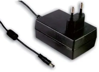 Адаптер сетевой Mean Well GSM18E05-P1J медицинский, 15Вт, вход 80...264B AC 47...63 Гц, 113...370B DC, выход 5B/3A, изоляция 4000В AC, 79x54x33мм, -25