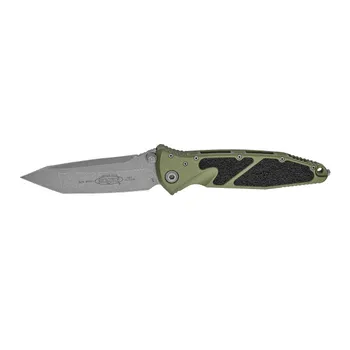 Складной нож Microtech Socom Elite T/E, сталь M390, рукоять алюминий, зеленый