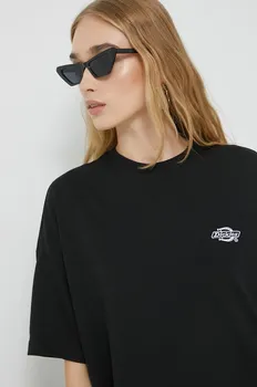 Хлопковая футболка Dickies, черный