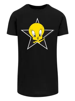 Рубашка F4NT4STIC Looney Tunes Tweety Pie Star, черный